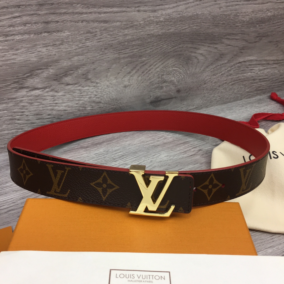 LV Women Initiales 30mm Reversible Belt M0322W